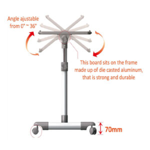 Defianz Height And Tilt Adjustable Table